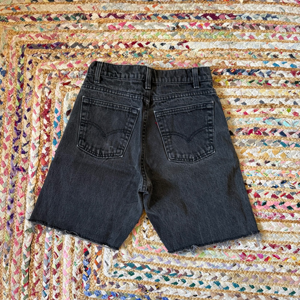 Levi's 550Black Denim Shorts